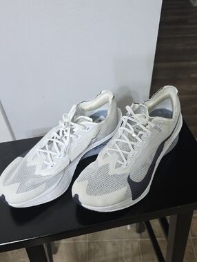 Nike Vaporfly04 Zoomx Women's White and Dark Gray Athletic Running Shoes